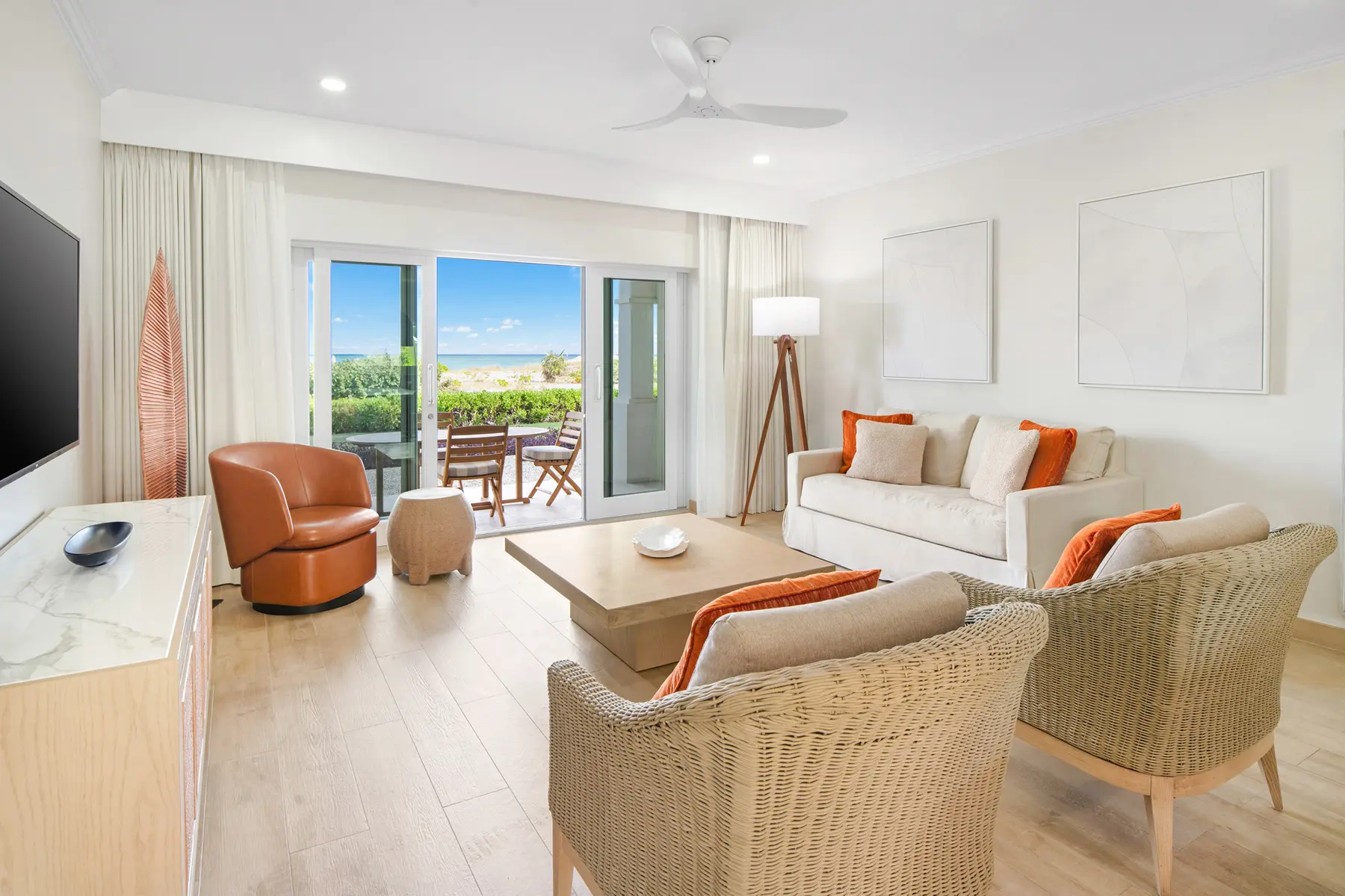 Alexandra-All-Inclusive-Turks-2-Bedroom-Suite-Partial-Ocean-view-LivingRoom