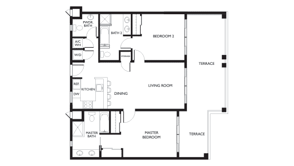 Alexandra-two-bedroom-ocean-view-floorplan